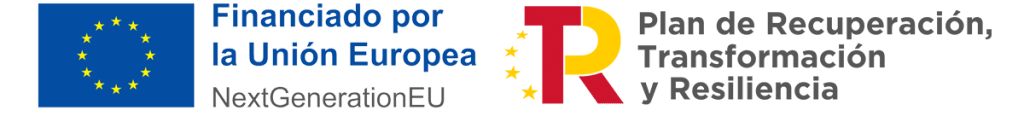 logo de next generation EU y Plan de recuperación
