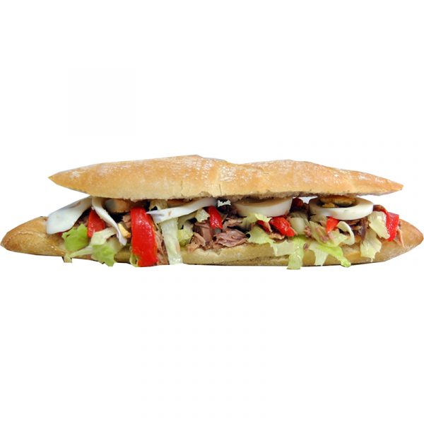 Bocadillo Atún Huevo tomate