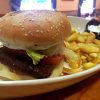 hamburguesa con patatas