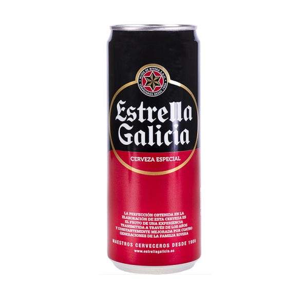 cerveza de la marca estrella galicia 33 cl