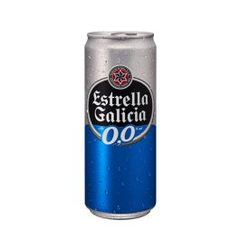 cerveza sin alcohol de la marca estrella galicia